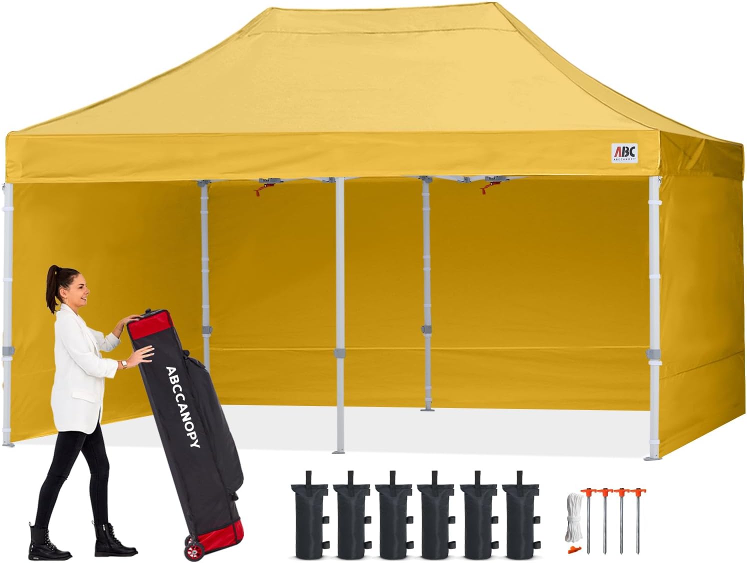 Easy Pop Up Canopy Tent 10×10 with Sidewalls