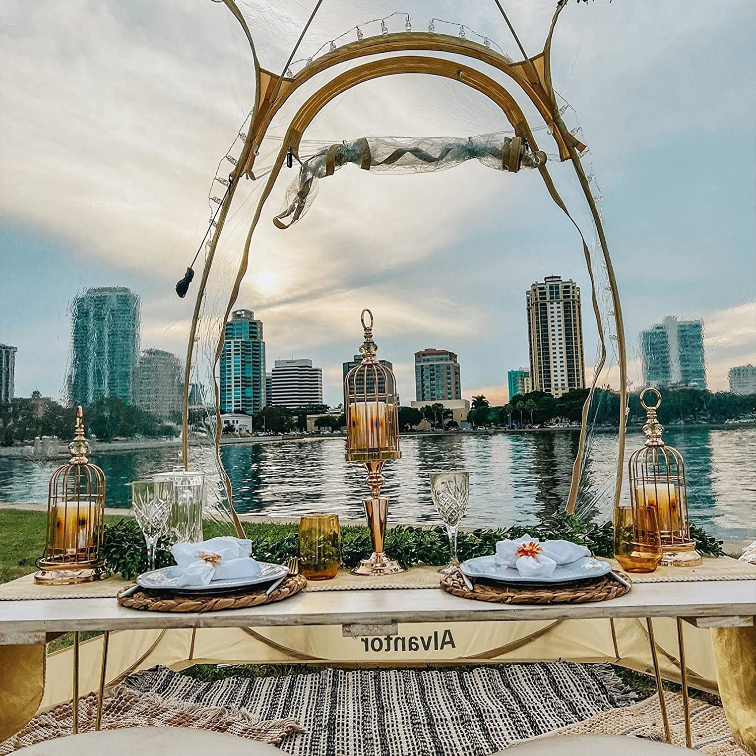 2026 Bubble Tent Pop Up Gazebo, 8-10 Person Igloo Dome Garden Patio Canopy Shelter