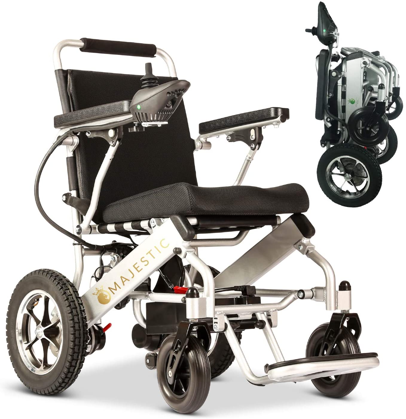 2026 2020 Model Wide Seats Fold & Travel Lightweight Wheelchair Motor Motorized Wheelchairs Electric Silla De Ruedas Power Wheelchair Power Scooter Aviation Travel Safe Heavy Duty Mobility Aids Chair