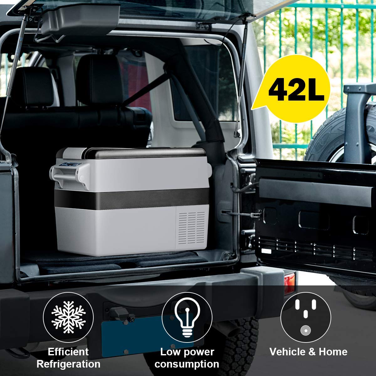 2025 44 Quart Portable Refrigerator/Freezer Compact Vehicle Car