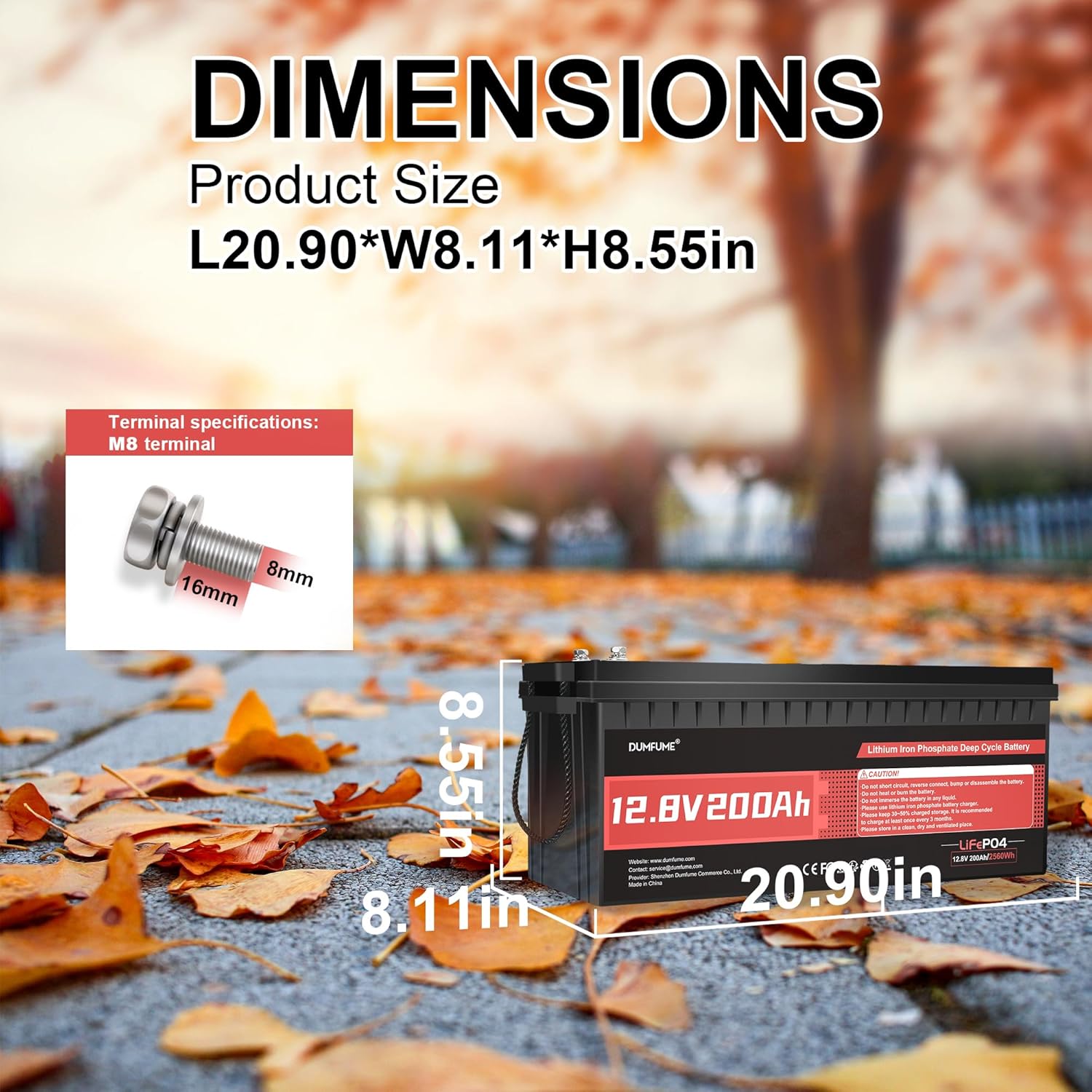 12V 300Ah Lithium LiFePO4 Battery with 200A BMS