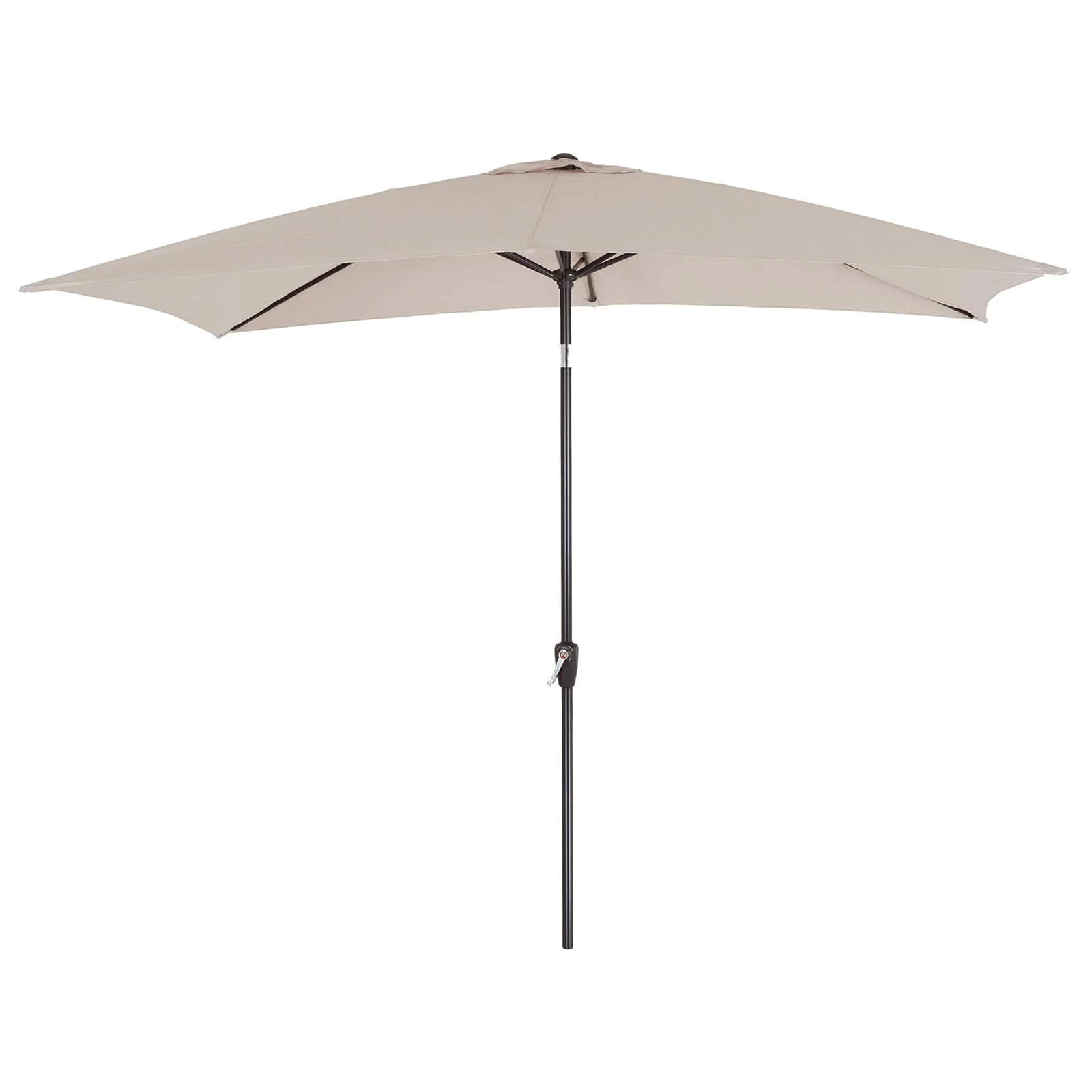 3m x 2m Rectangle Parasol Crank Tilt Garden Patio Umbrella