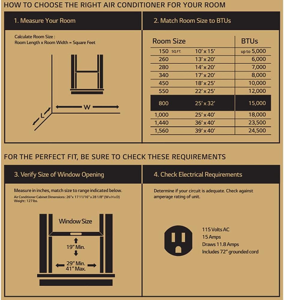 8,000 BTU Window Air Conditioner, Remote & Quiet