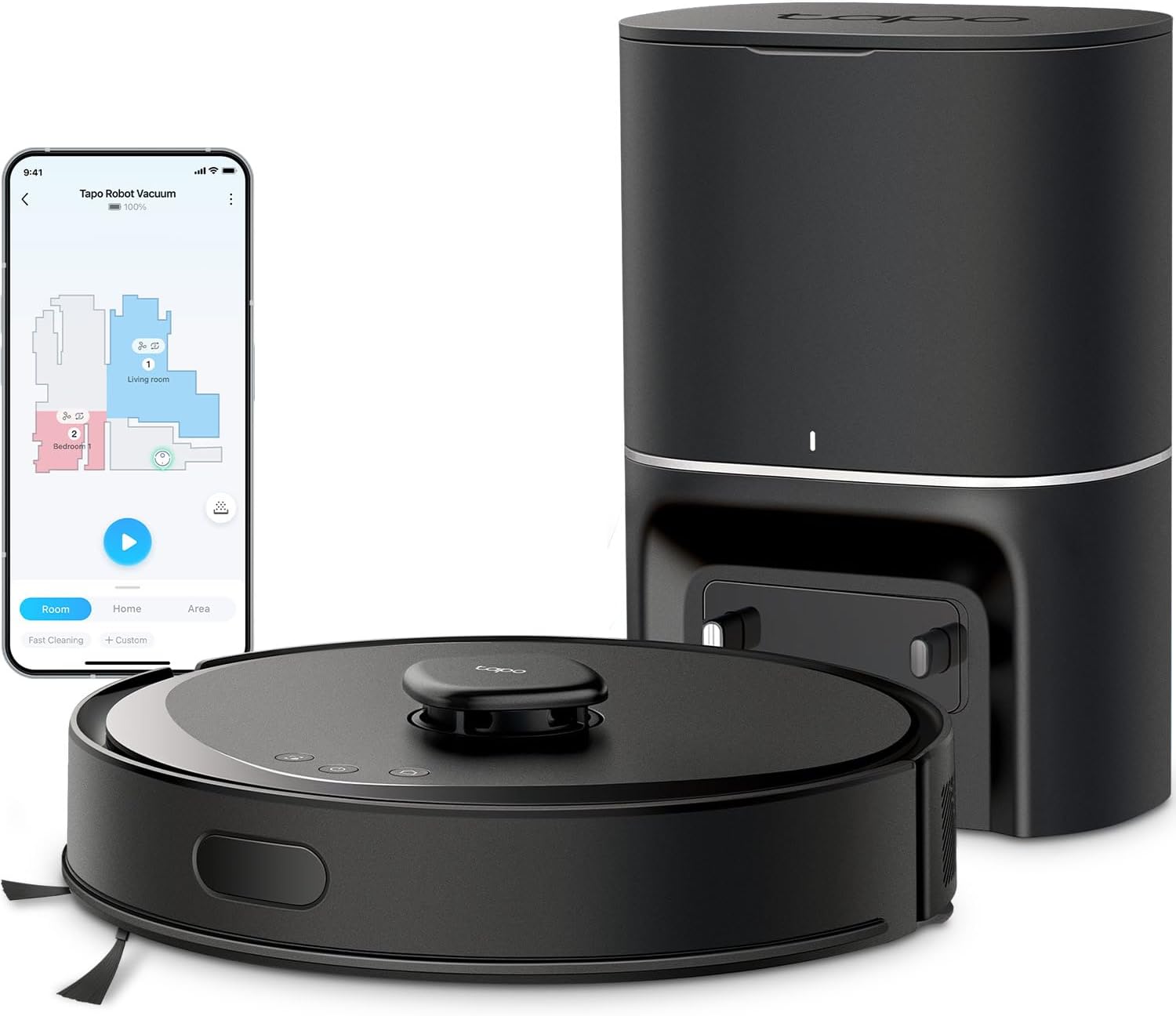 Lidar Robot Vacuum and Mop with Self-Emptying Dock