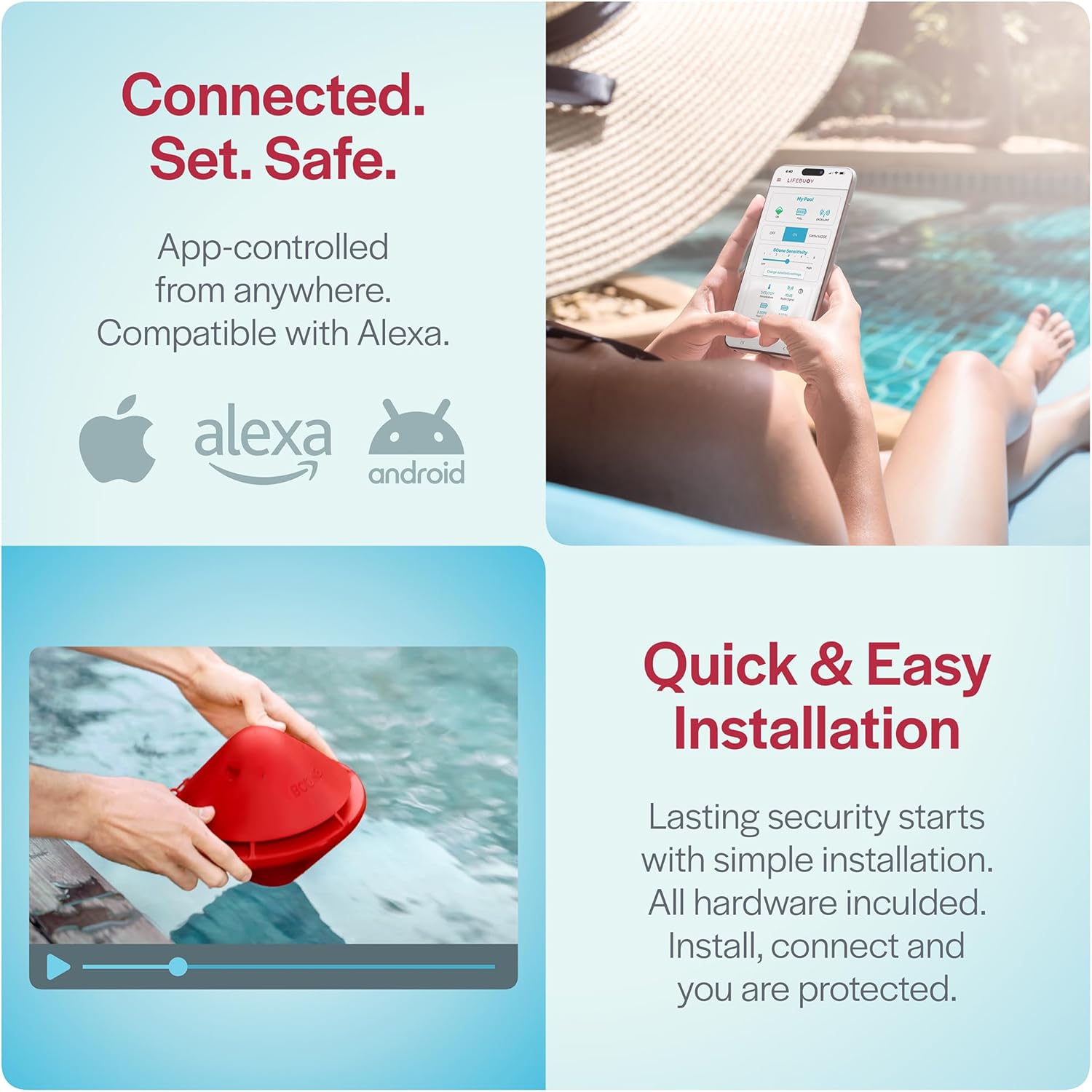 Pool Alarm System | ASTM F2208 Certified Safety