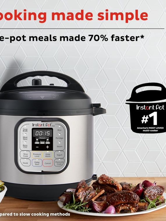 2025 Instant Pot Duo 7-in-1 Mini Electric Pressure Cooker  Slow Rice Cooker  Steamer  Sauté  Yogurt Maker  Warmer & Sterilizer  Includes Free App with over 1900 Recipes  Stainless Steel  3 Quart