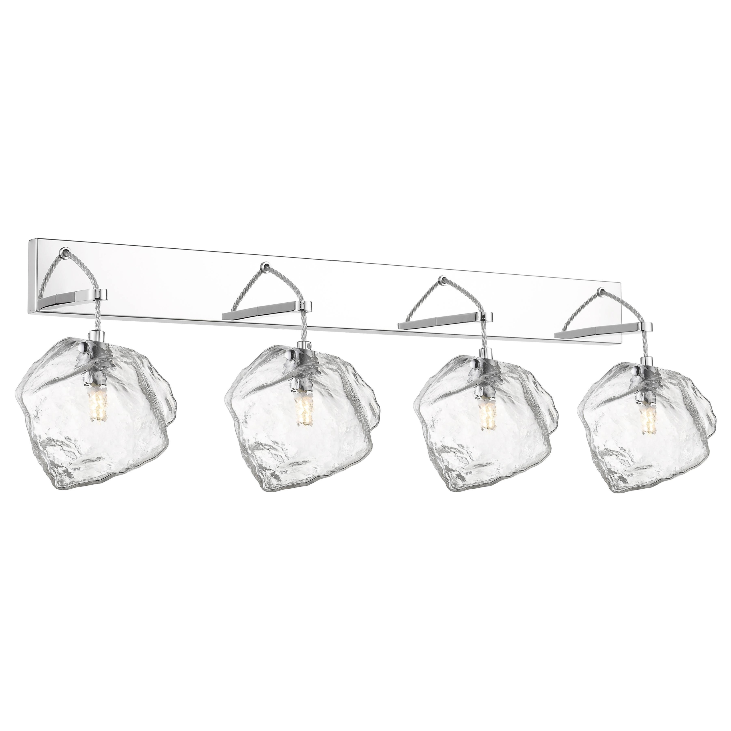 2026 63131LED’sP-MSS/CLR 4 Light Wall / Vanity in Mirrored