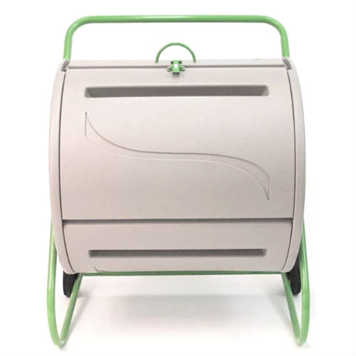2026 Rugged Weather Resistant Outdoor Compost Bin Tumbler 4.9 Cubic Ft