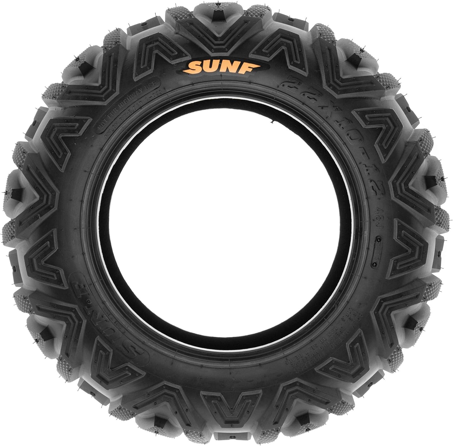 ATV UTV All-Terrain Tires Set of 4 25X8-12 25X10-12
