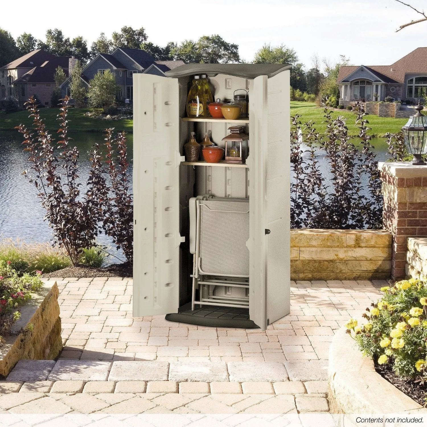 2026 Rubbermaid Vertical Resin Weather Resistant Outdoor Storage Shed