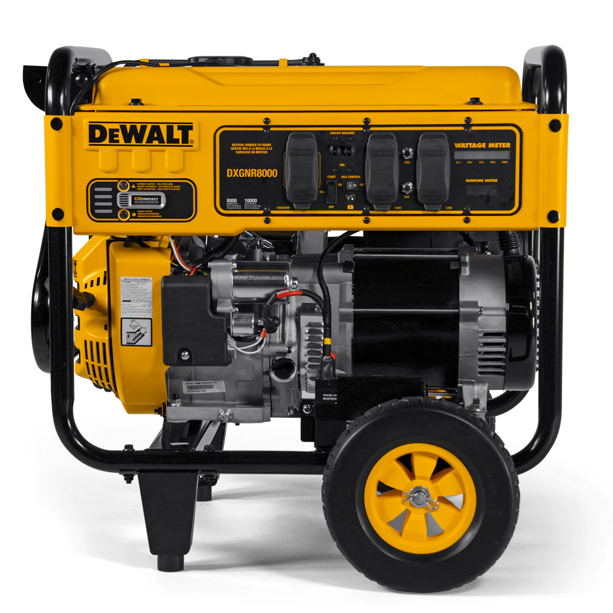 2026 Dewalt PMC168000 DXGNR8000 8000 Watt Portable Gas Generator w/ CO-Protect