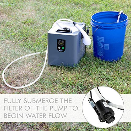 2026 Hike Crew Portable Propane Water Heater & Shower Pump �� Compact Outdoor Cleaning & Showering System w/LCD & Auto Safety Shutoff for Instant Hot Water While Camping, Hiking �� Carry Case Included