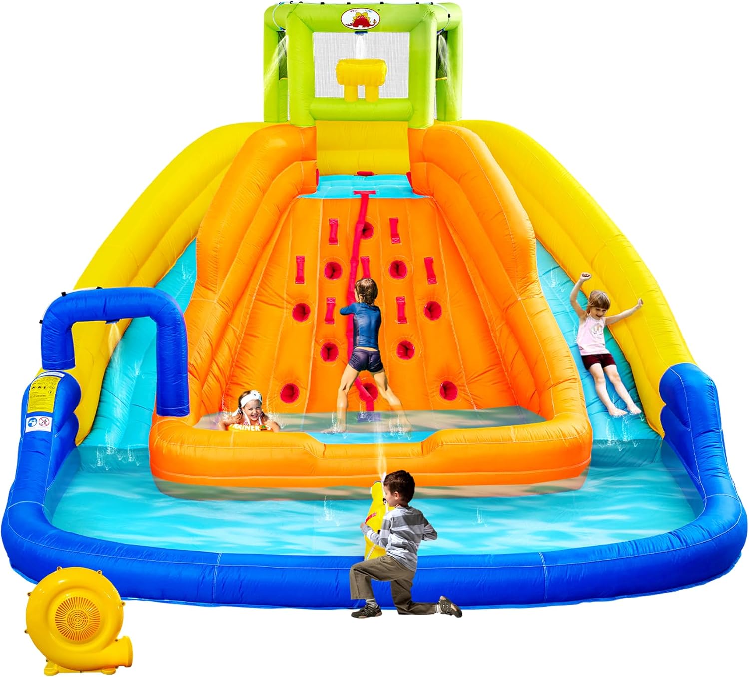Inflatable Water Slide Bounce House with Pool