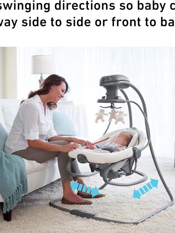 DuetSoothe Swing and Rocker – Sapphire