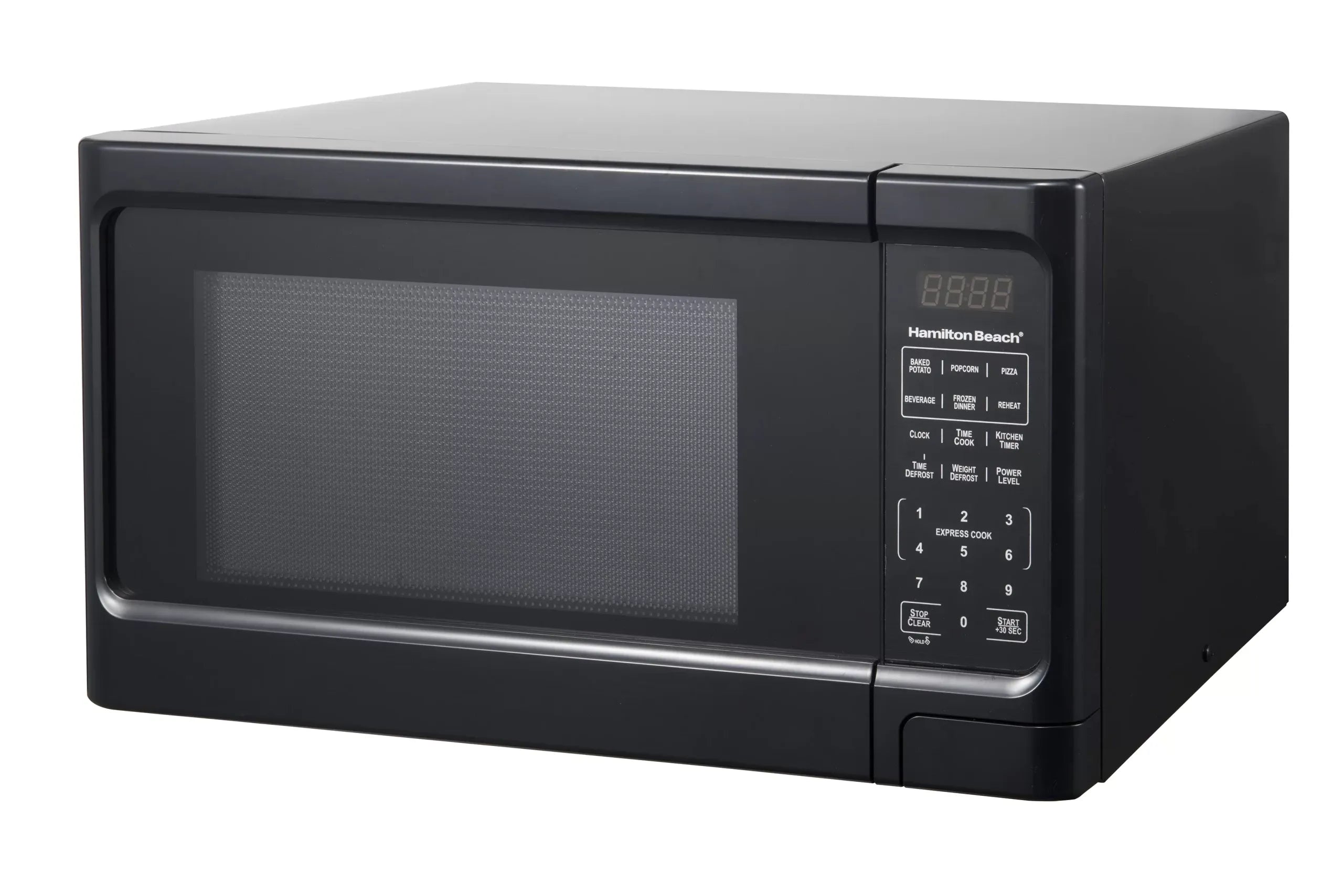 2026 Hamilton Beach 1.1 Cu. Ft. Sleek Black Digital Microwave - Effortless Touchpad Controls