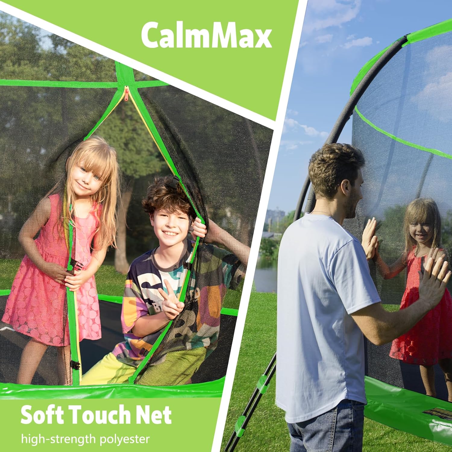 14Ft Trampoline with Safety Enclosure & Ladder