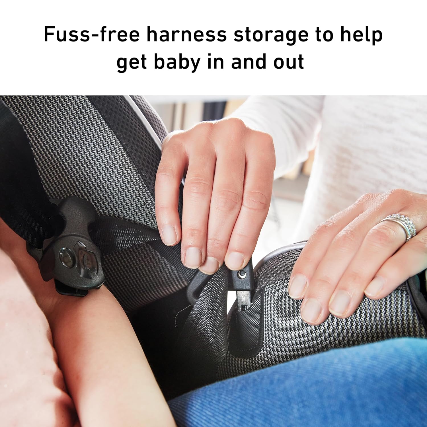 4Ever Dlx 4-In-1 Car Seat – Grey, Infant to Toddler