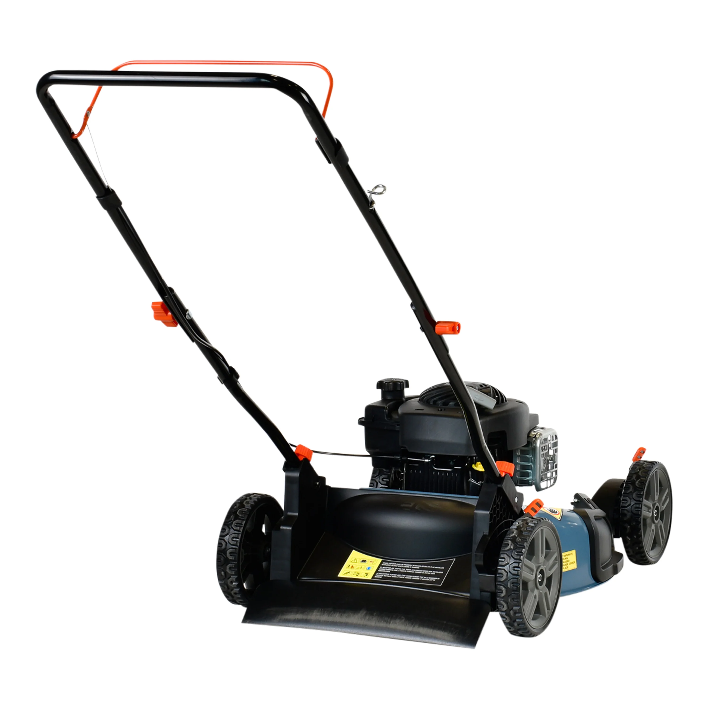 2026 SENIX 21-Inch Push Lawn Mower, 125 cc 4-Cycle Gas Powered, Mulch & Side Discharge, Dual Lever Height Adjustment, LSPG-M3