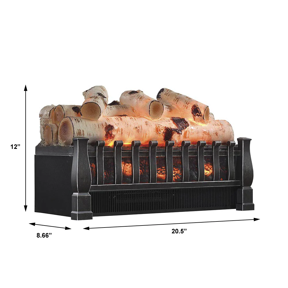 2026 Duraflame 20-In Birch Electric Fireplace Log Set - DFI021ARU-05