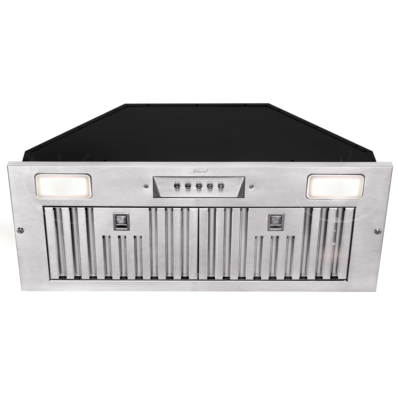 2026 Range Hood Insert 30 Inch, 600 CFM Built-in Kitchen Hood with 3 Speeds, Ultra-Quiet Stainless Steel Ducted Vent Hood Insert with LED Lights and Dishwasher Safe Filters, Warm White