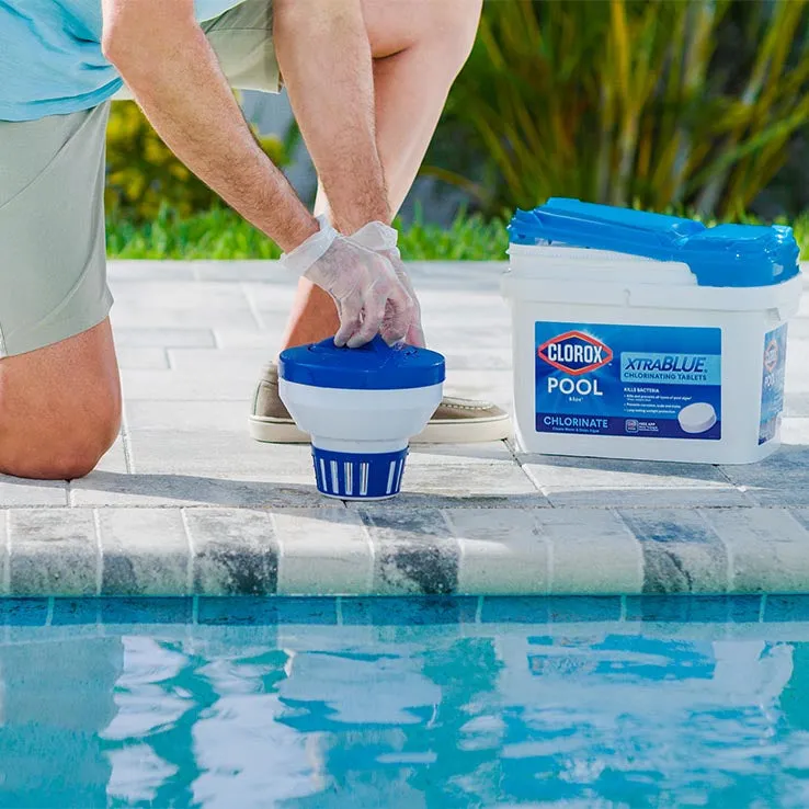 2026 Clorox Pool&Spa XtraBlue 3′′ Chlorinating Tablets for Swimming Pools, 25lb
