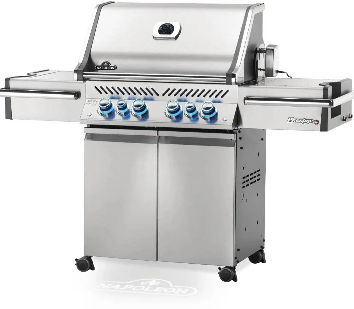 2026 Napoleon Prestige Pro 500 Freestanding Gas Grill w/ Infrared Side Burner & Rotisserie | Natural Gas or Liquid Propane PRO500RSIB