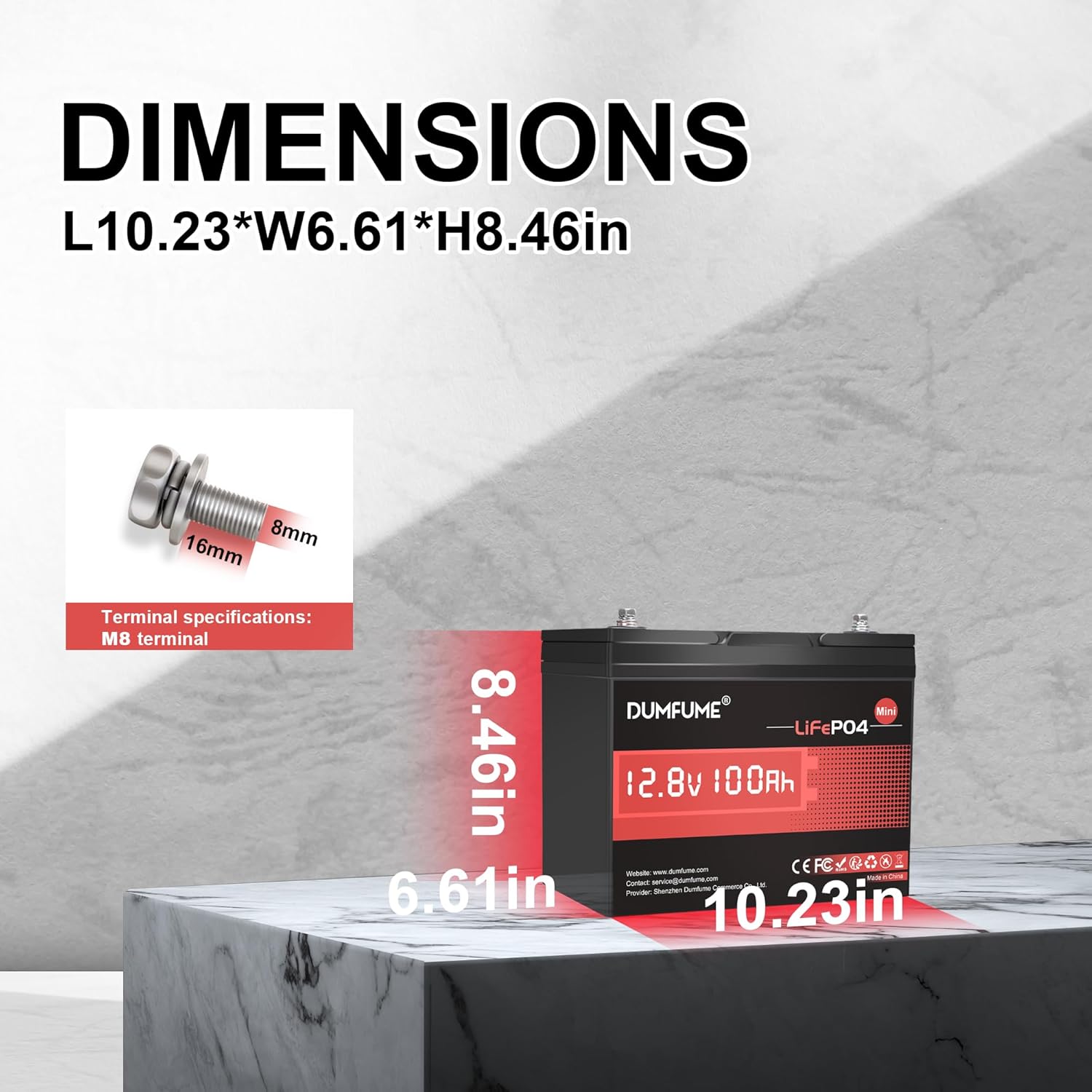 12V 300Ah Lithium LiFePO4 Battery with 200A BMS