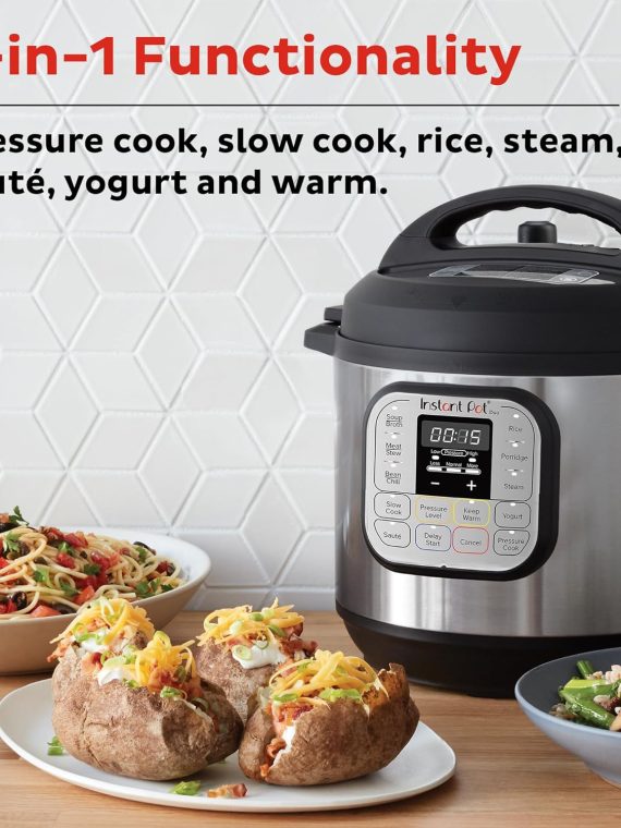 2025 Instant Pot Duo 7-in-1 Mini Electric Pressure Cooker  Slow Rice Cooker  Steamer  Sauté  Yogurt Maker  Warmer & Sterilizer  Includes Free App with over 1900 Recipes  Stainless Steel  3 Quart