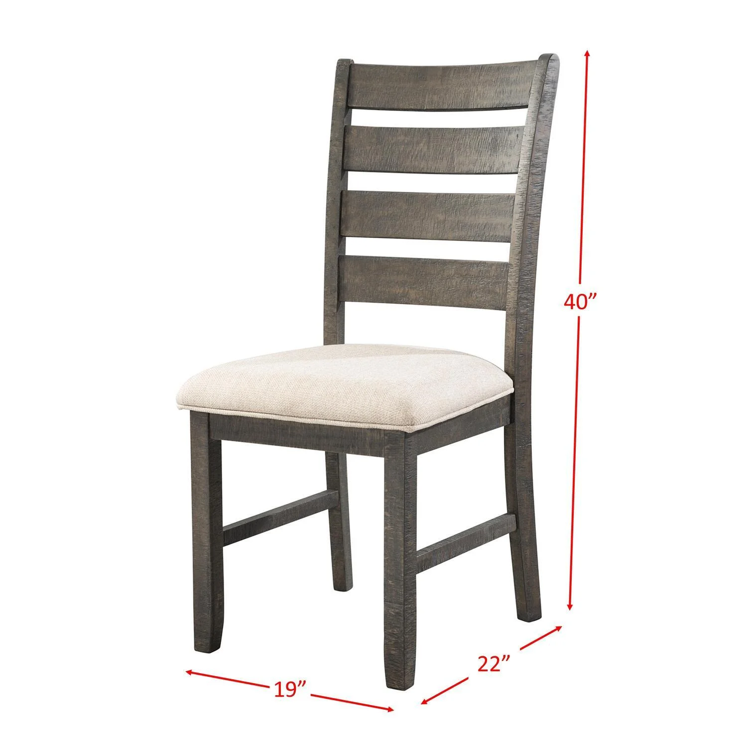 HomeStock Rustic Retreat Side Chair Set