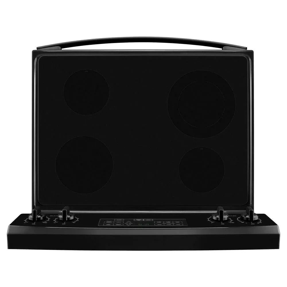2026 4.8 cu. ft. Electric Range in Stainless Steel �� Black