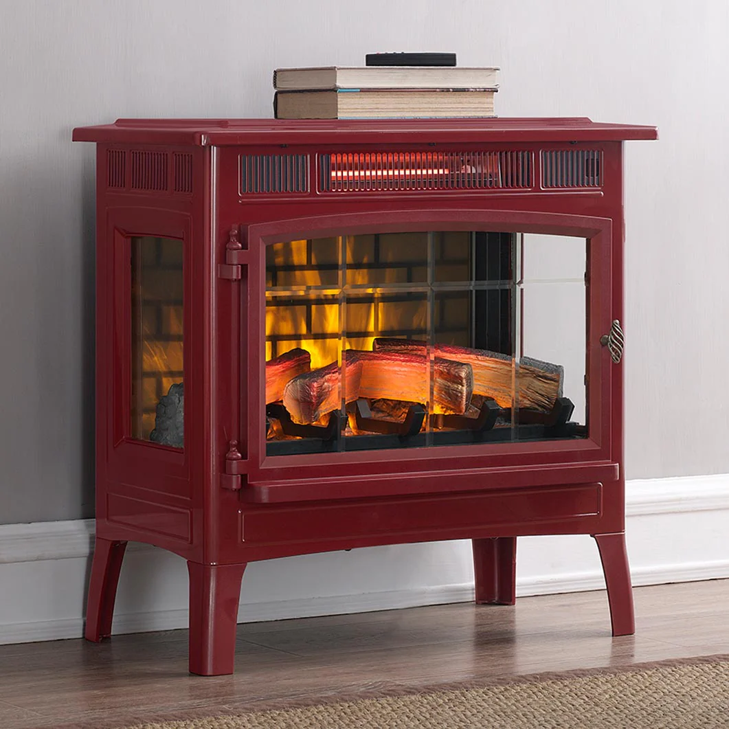 2026 Duraflame 3D Cinnamon Infrared Electric Fireplace Stove with Remote Control - DFI-5010-03