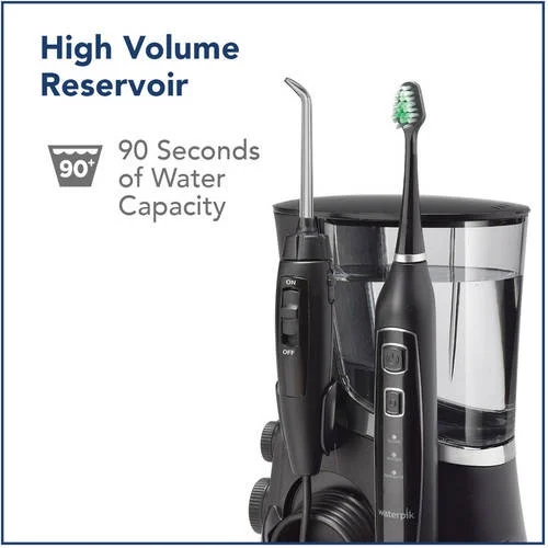 2026 Waterpik Complete Care 5.0 Water Flosser + Sonic Toothbrush, Black