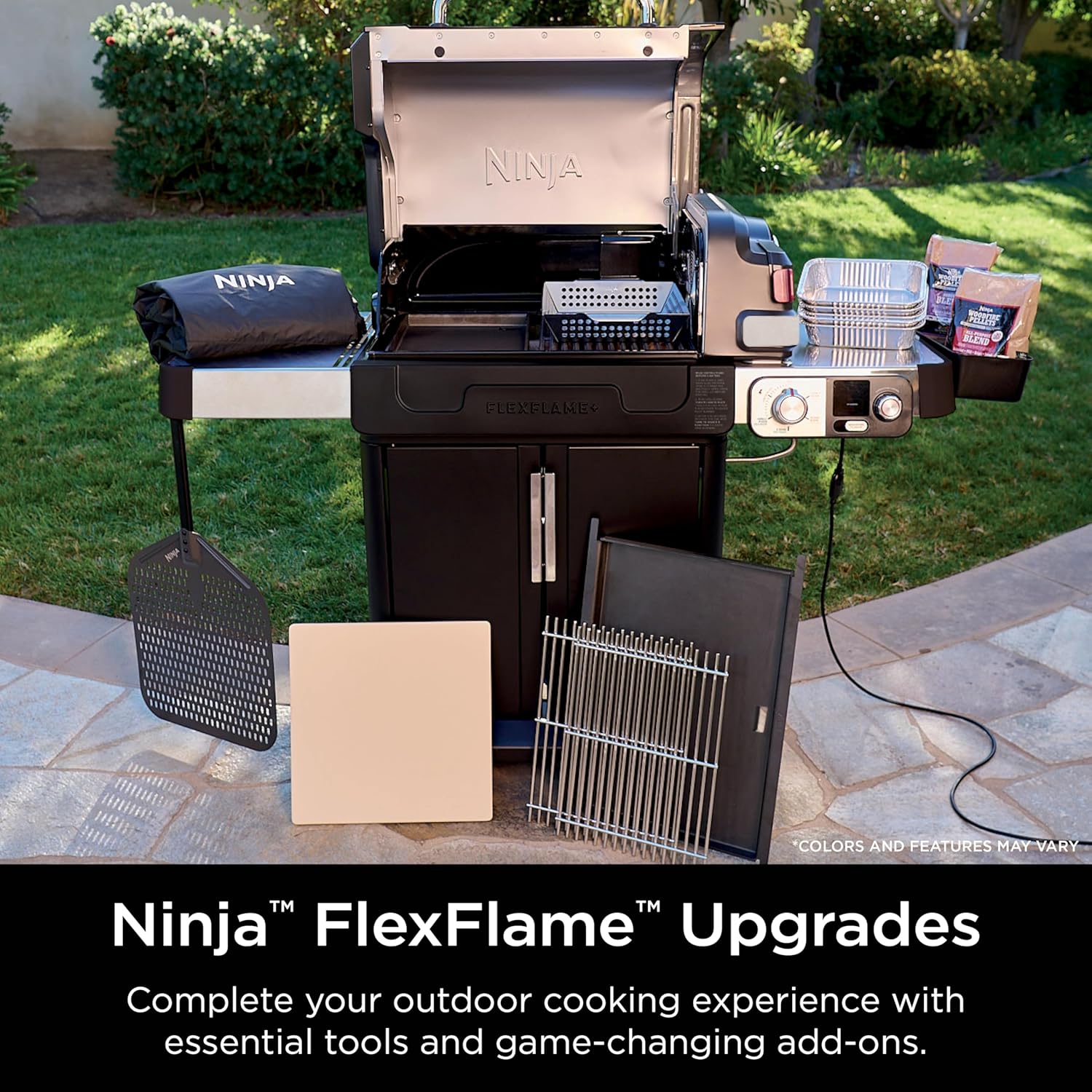 Flexflame 5-in-1 Electric & Propane Grill System