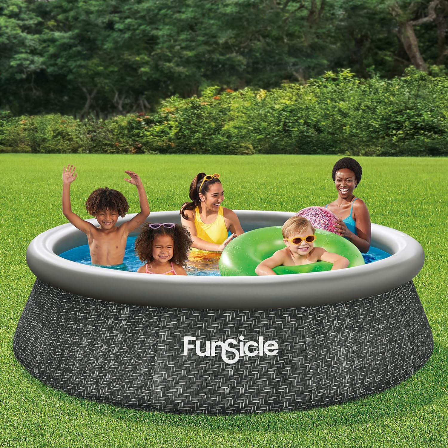 12ft x 36in Quickset Inflatable Ring Pool Set