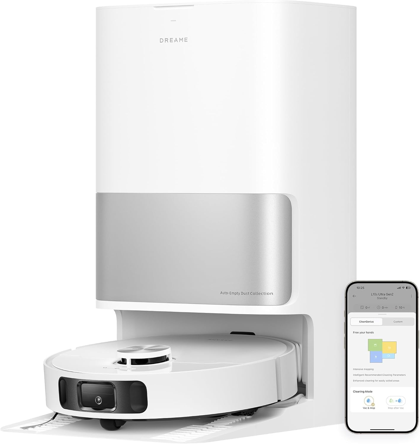 L10S Ultra Gen 2 Robot Vacuum & Mop – 10,000Pa Suction