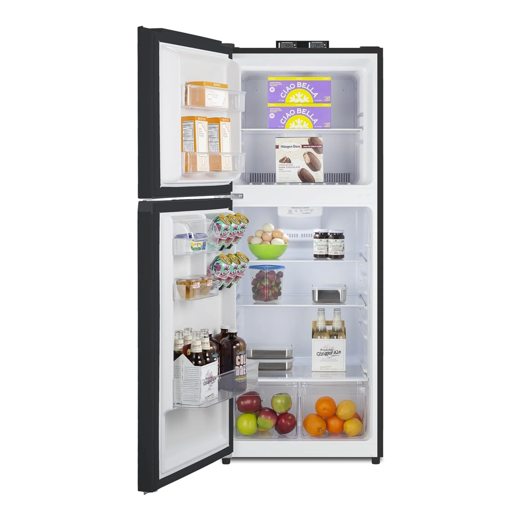 2026 Summit 24 in. Wide LHD Break Room Refrigerator-Freezer, Black