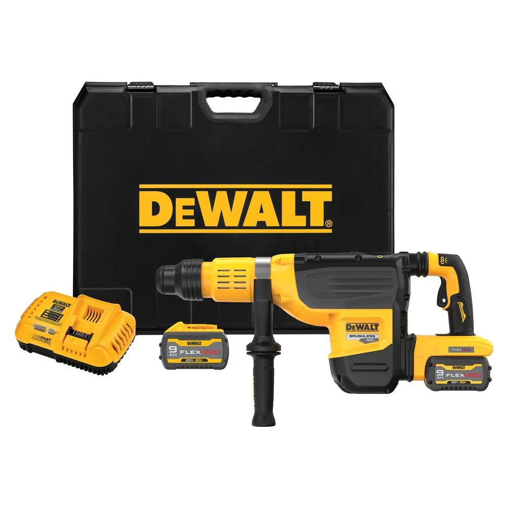 2026 DEWALT DCH775X2-60V Max 2 In. Brushless Cordless SDS Max Combination Rotary Hammer Kit