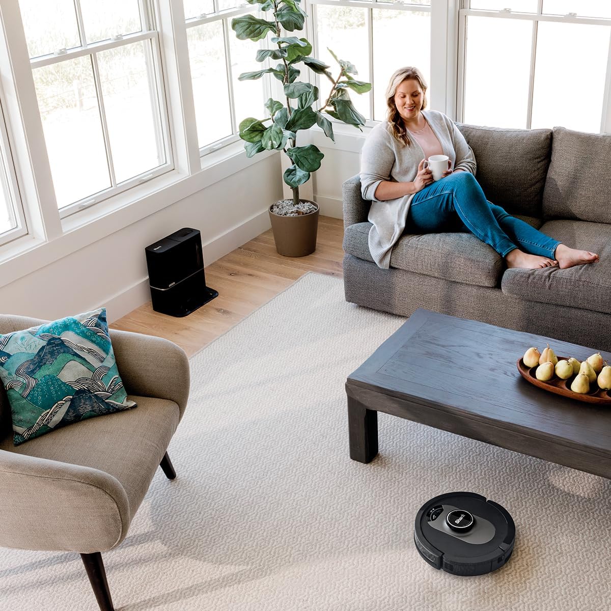 Iq Robot Vacuum – Bagless Self-Empty, Multi-Surface