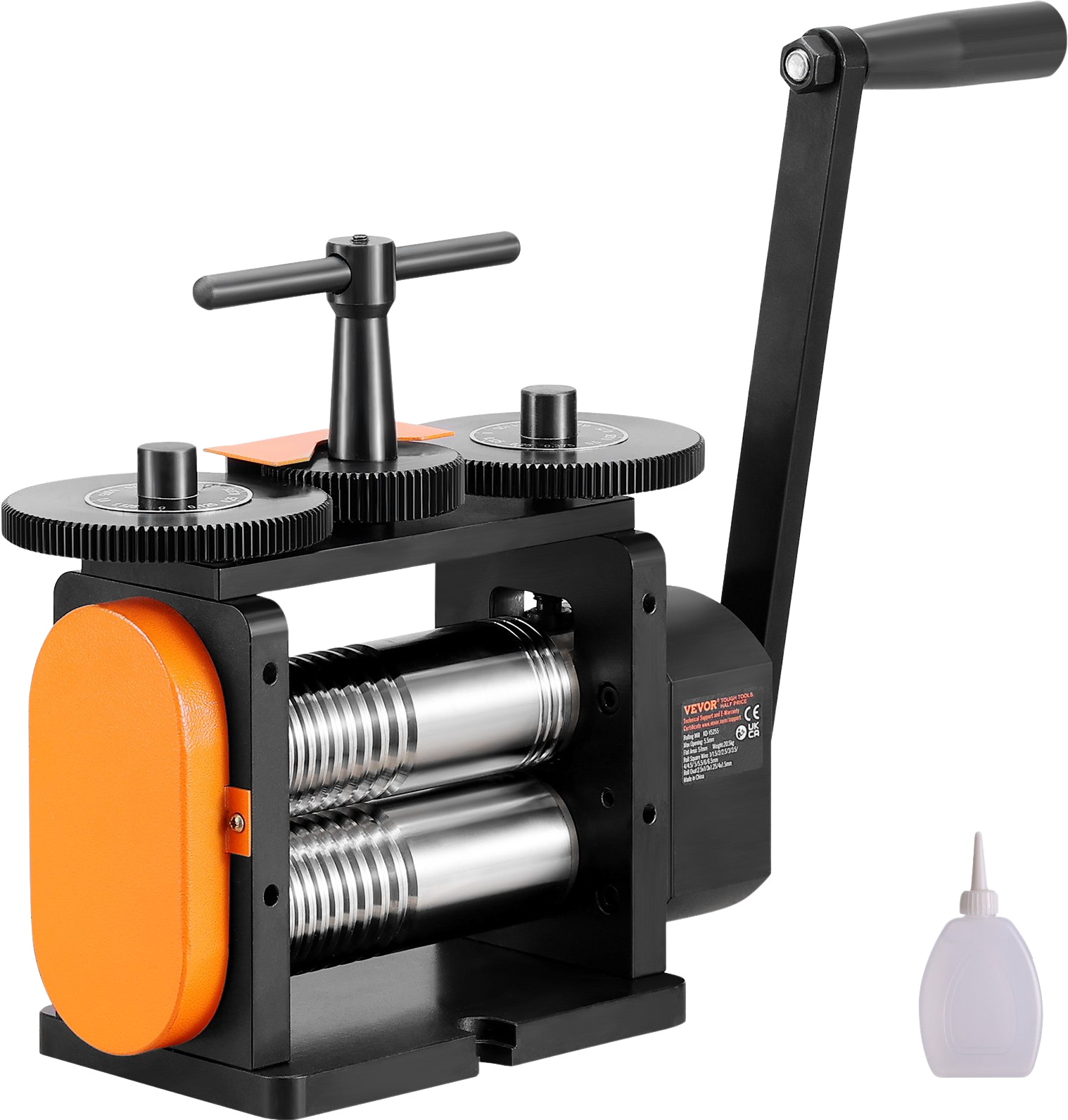 2026 Vevor Rolling Mill Jewelry Machine 3-in-1 Multi-Function 57mm Max Width New