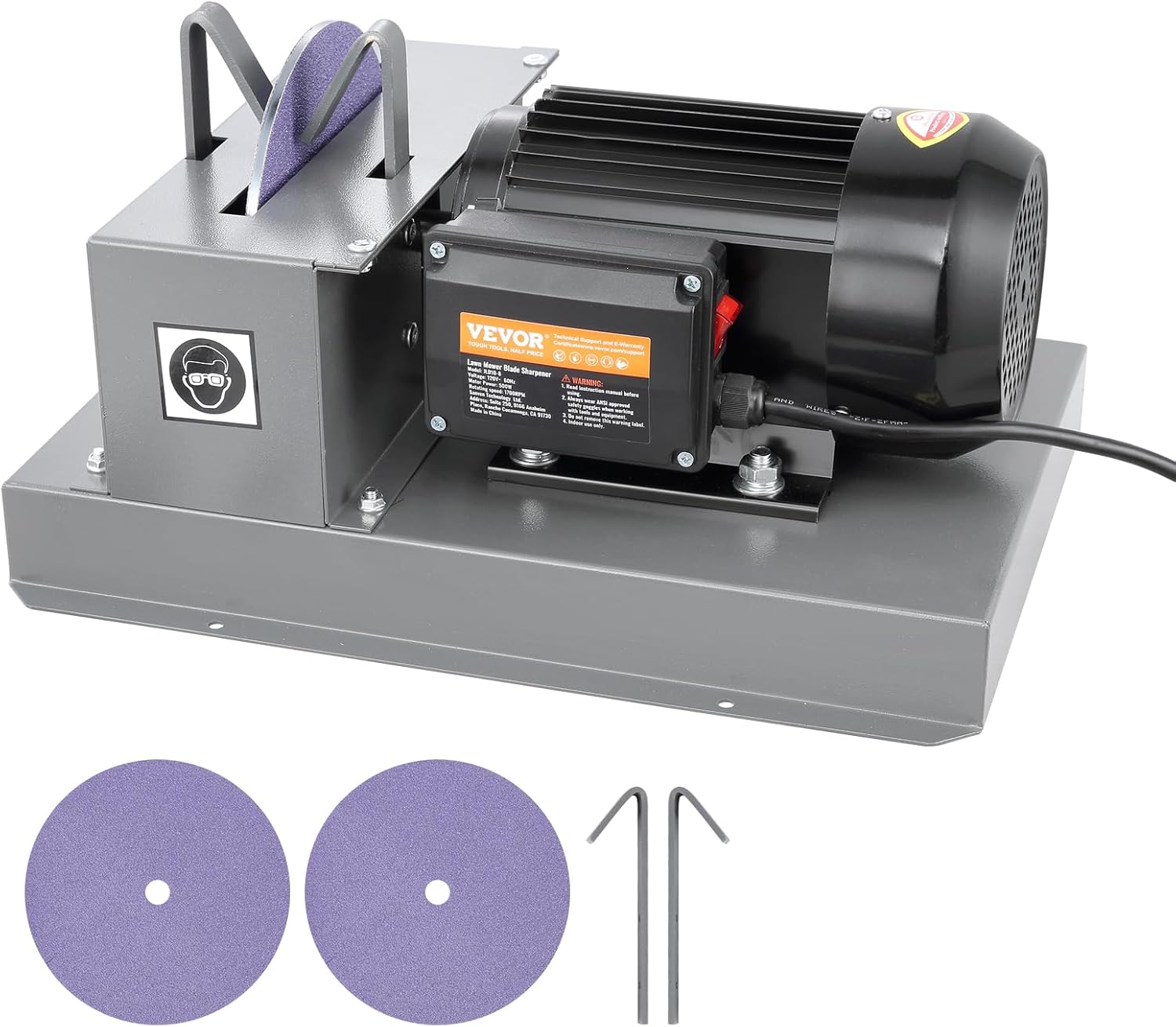 Lawn Mower Blade Sharpener – 2/3HP 500W Grinder