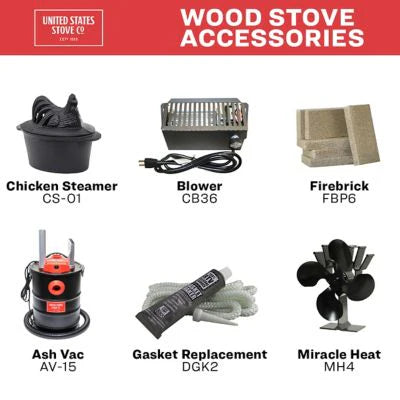 2026 900 Sq. Ft. EPA Exempt Cast Iron Stove