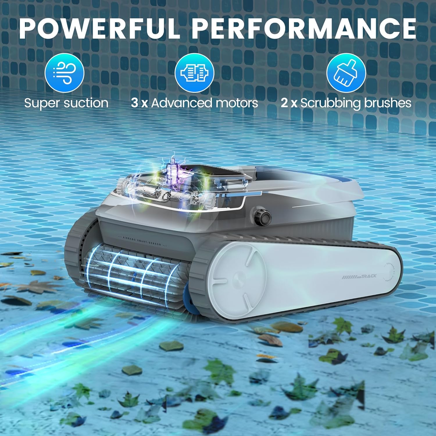 Pool Vacuum Robot for Inground & Above Ground Pools