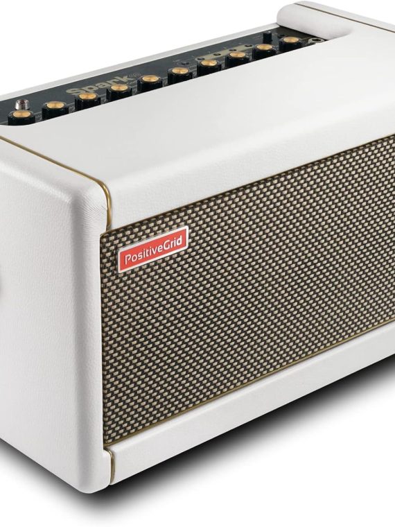 40-Watt Combo Practice Guitar Amplifier Electric Bass and Acoustic Guitar Amp with Spark Mobile App – Pearl