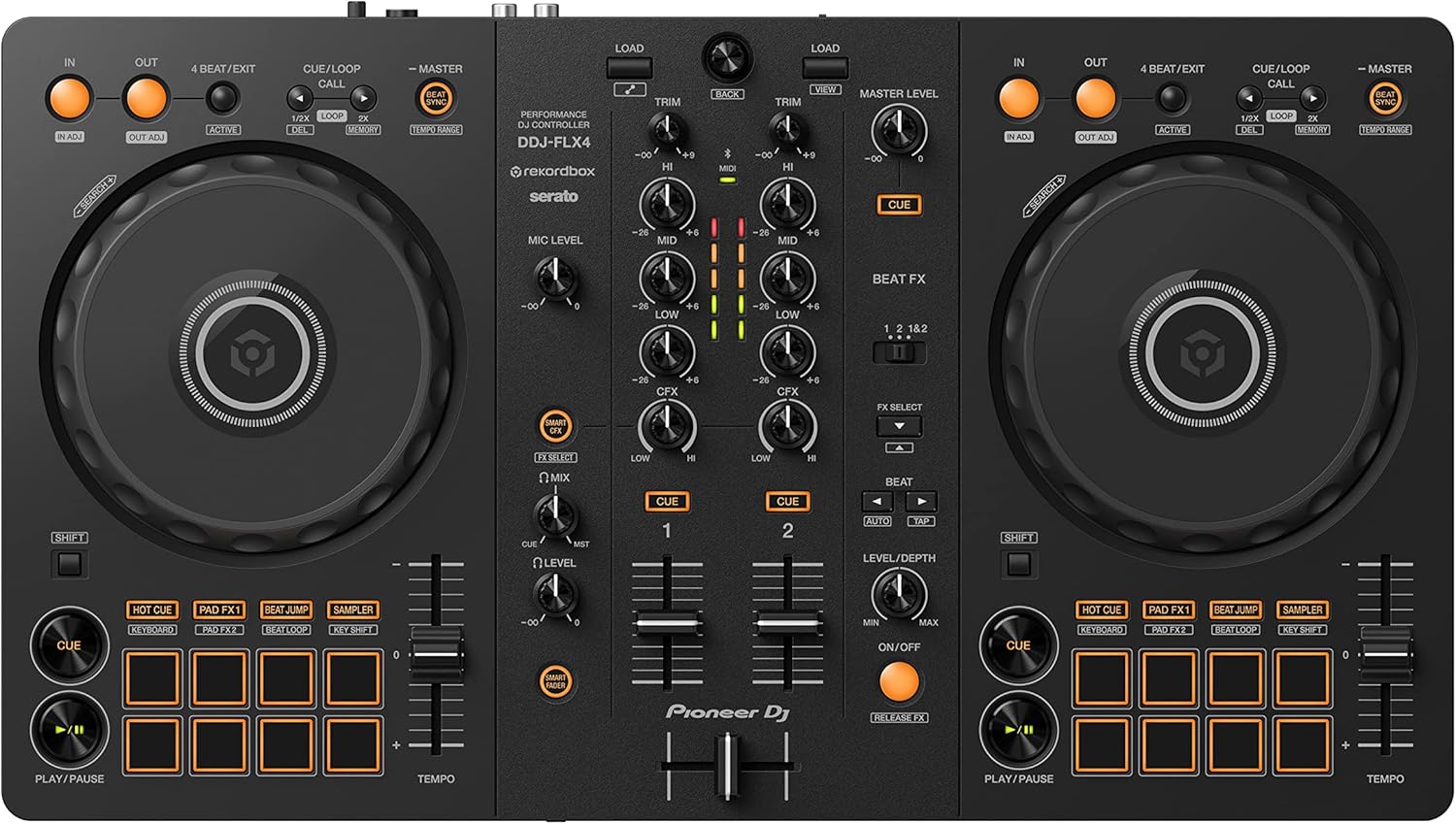 DDJ-FLX4 2-Deck Controller – Graphite
