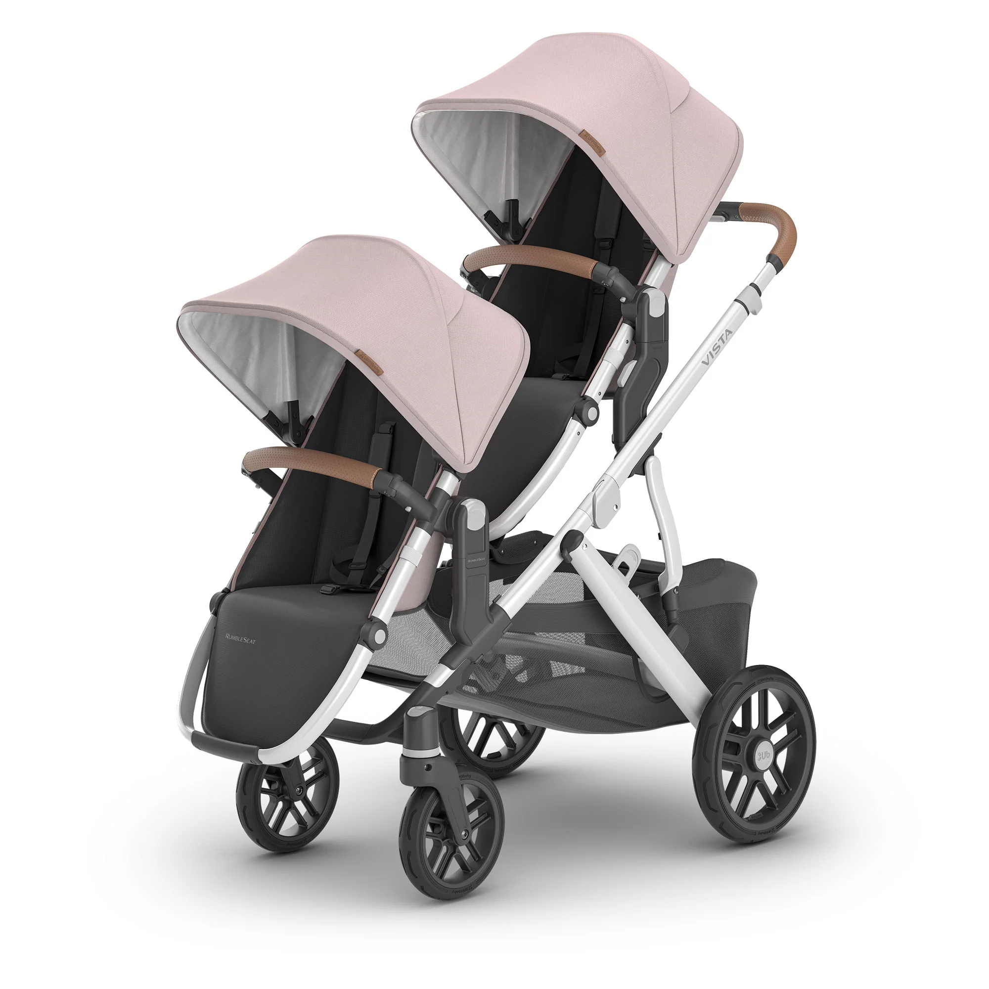2026 UPPAbaby VISTA V2 RumbleSeat V2+ – Enhanced Double Stroller Seat with Adjustable Footrest & Canopy