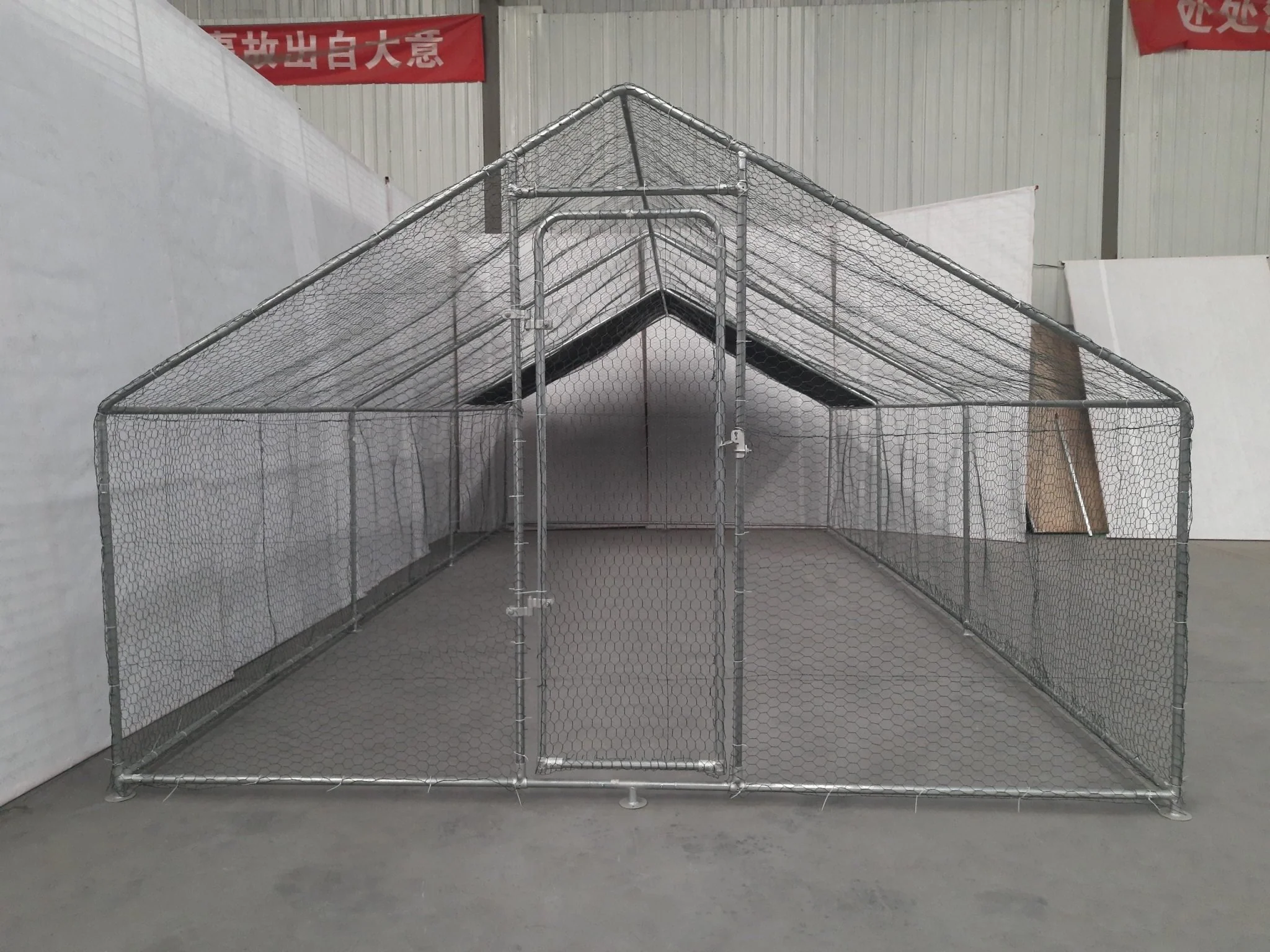 10x20 FT Dog Kennel & Chicken Run – Fenced Compound Cage with Durable Metal Frame 2010CG