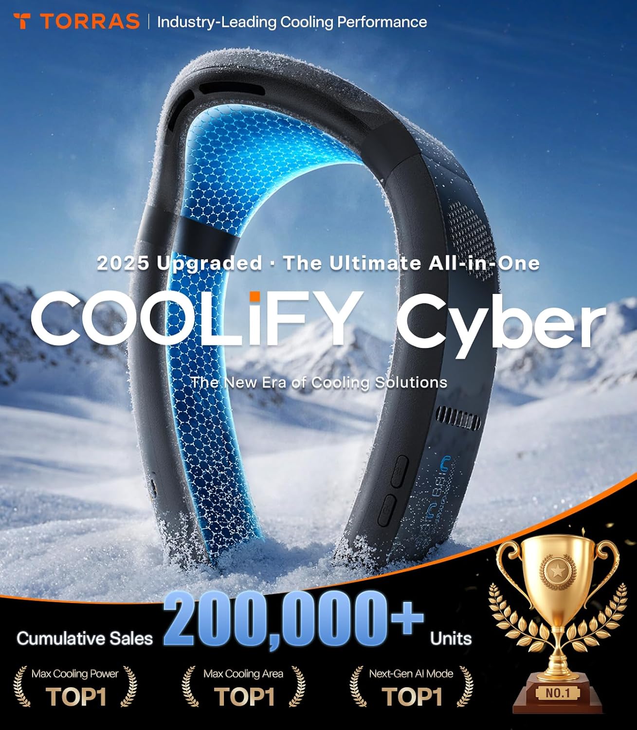 Coolify Cyber Neck Fan – Portable AC for Instant Relief