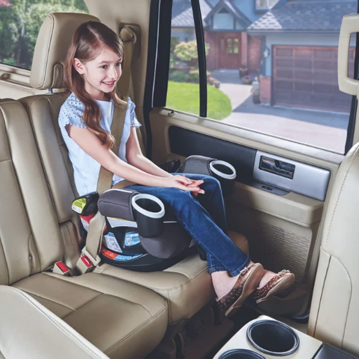 4Ever Dlx 4-In-1 Car Seat – Grey, Infant to Toddler