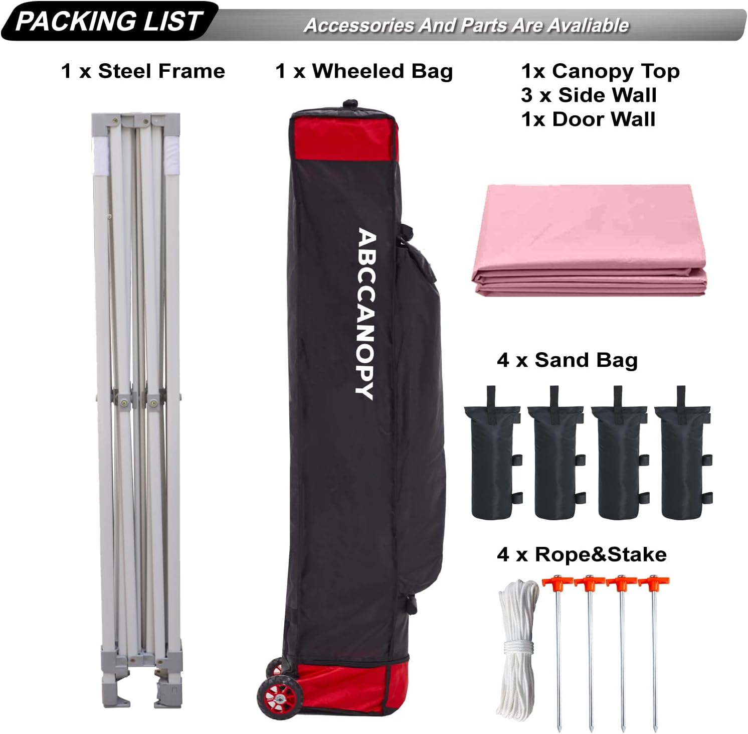 Easy Pop Up Canopy Tent 10×10 with Sidewalls