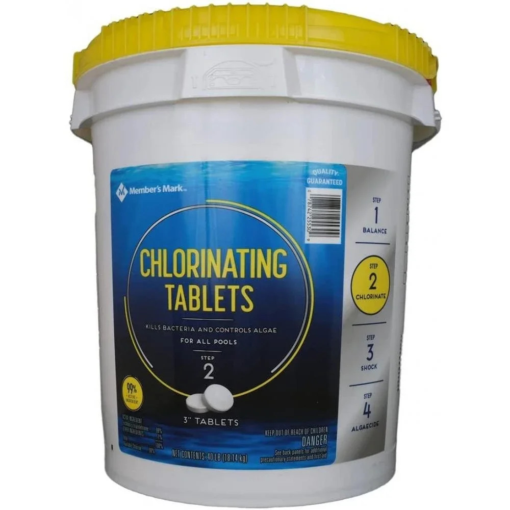 2026 Members Mark Chlorinating Tablets 40LB 3�测�� Tablets
